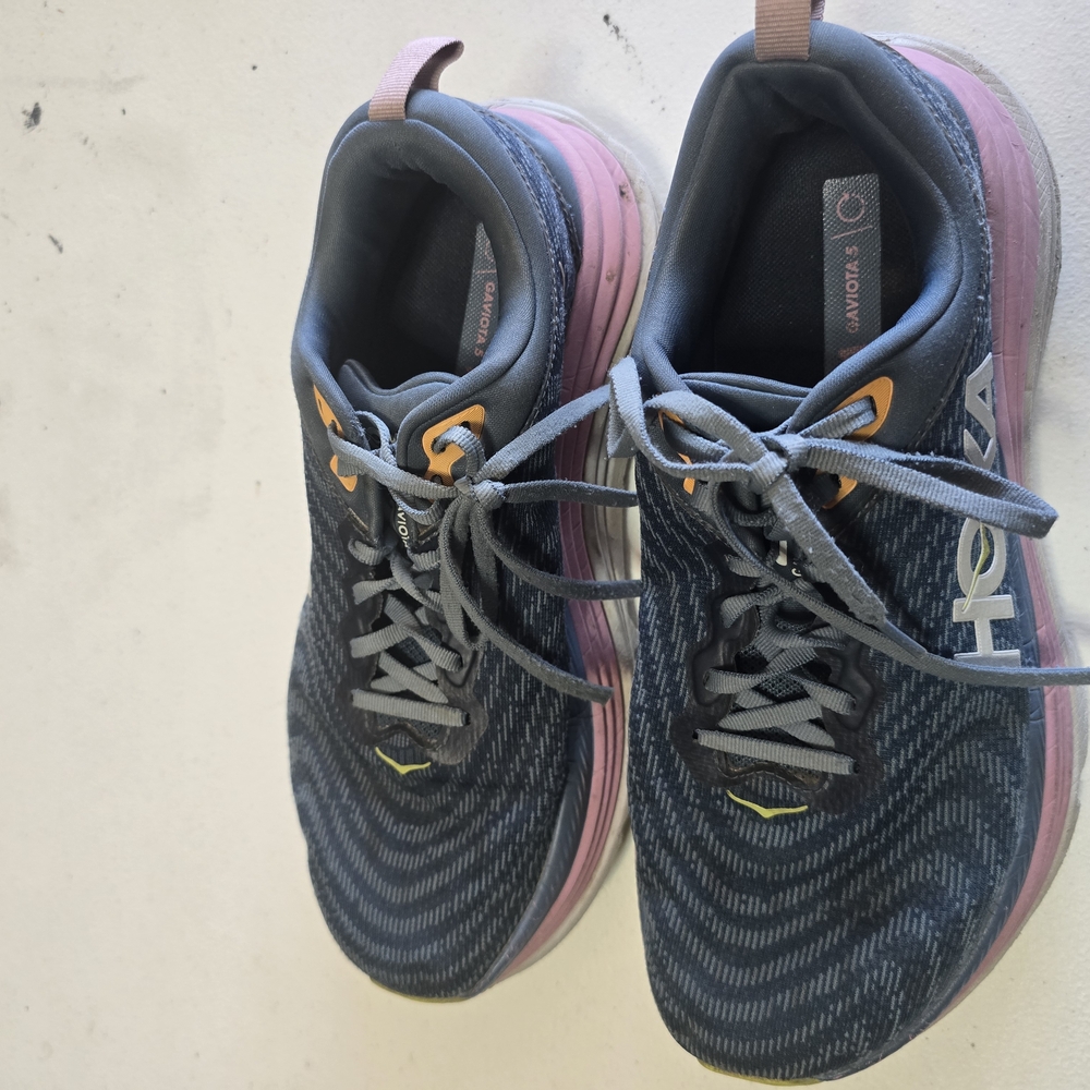 Hoka Athletic Shoes in Black and‎ Pink